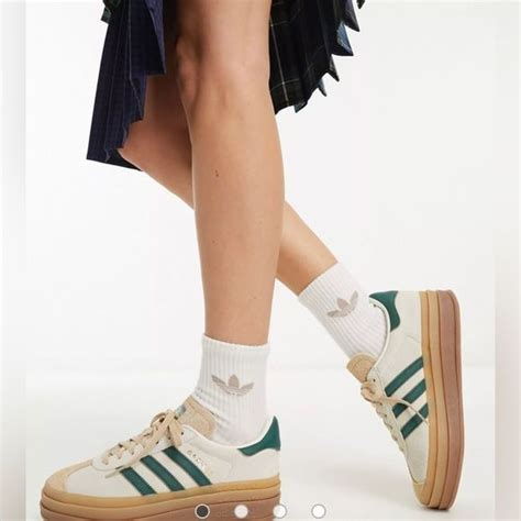 adidas spezial college green|Adidas gazelle platform collegiate green.